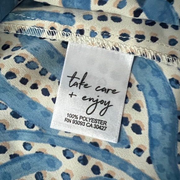 NIC+ZOE Blue and White Midi Dress - Picture 10 of 14